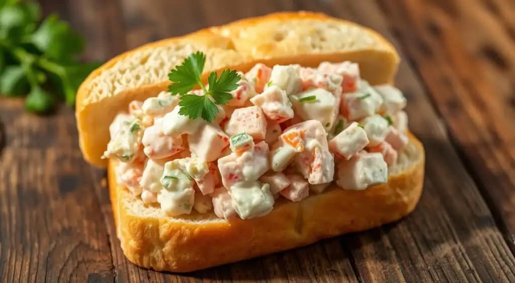 crab salad sandwich Crab Salad Sandwich Recipe