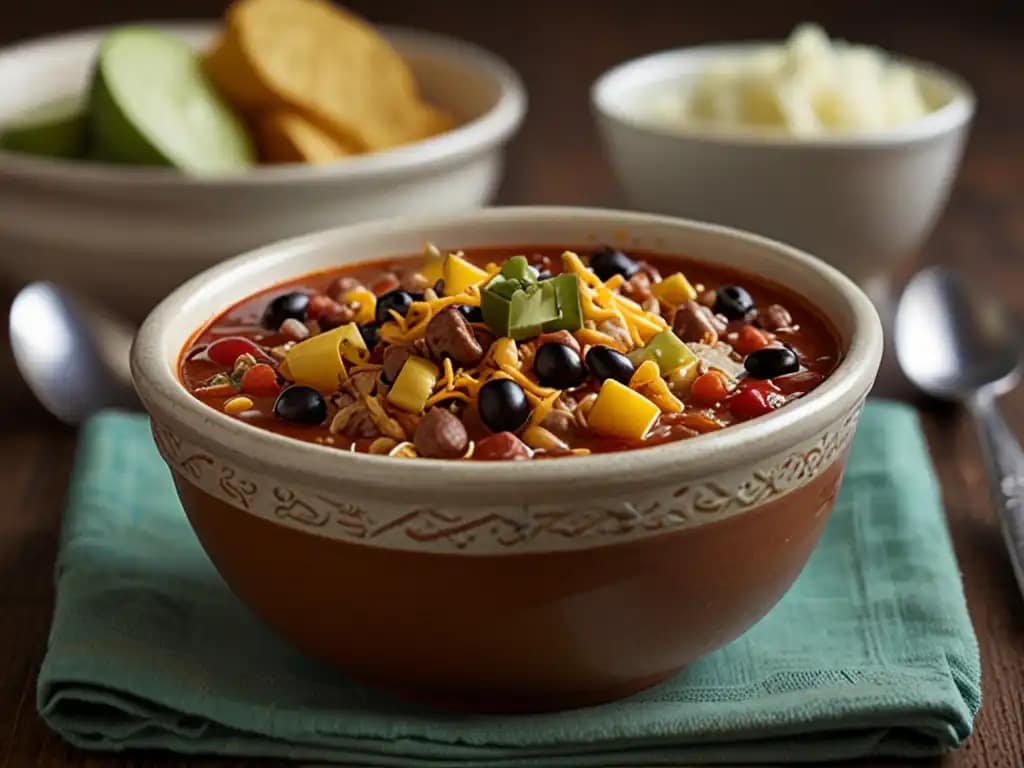 tortilla chip and beef taco soup Taco Soup Frios Recipe with Fresh Ingredients